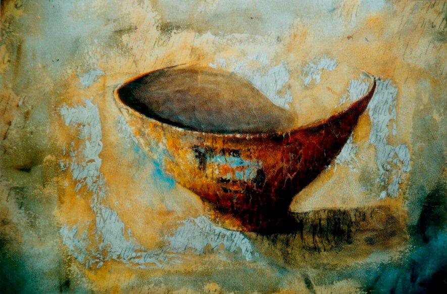BOL ORANG II, gesso, oil & mixte